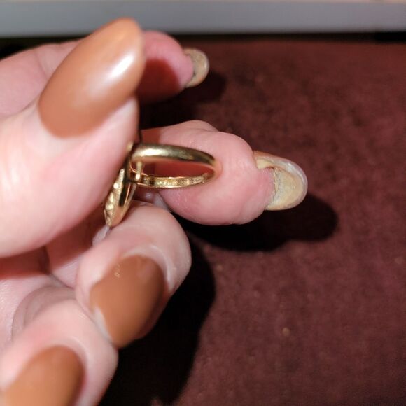 💥STEAL💥💥14K  GOLD VINTAGE STYLE GARNET RING - Picture 5 of 6